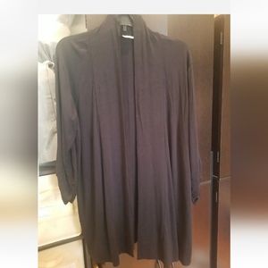 Prospect BLVD Women Black Cardigan 1x